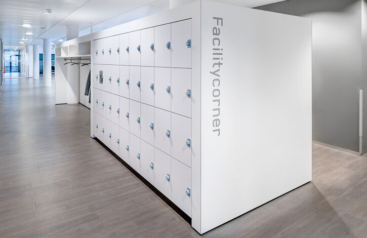 Lockers Melamine Elektronisch sluitsysteem pincode Nedap Achmea lr 21