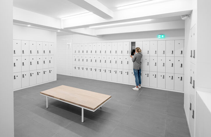 Melamine lockers sport fitness Rotterdam Rocycle lr 7